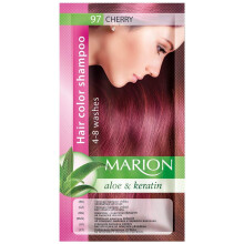 Marion Hair Color Shampoo in Sachet Lasting 4-8 Washes - 97 - Cherry