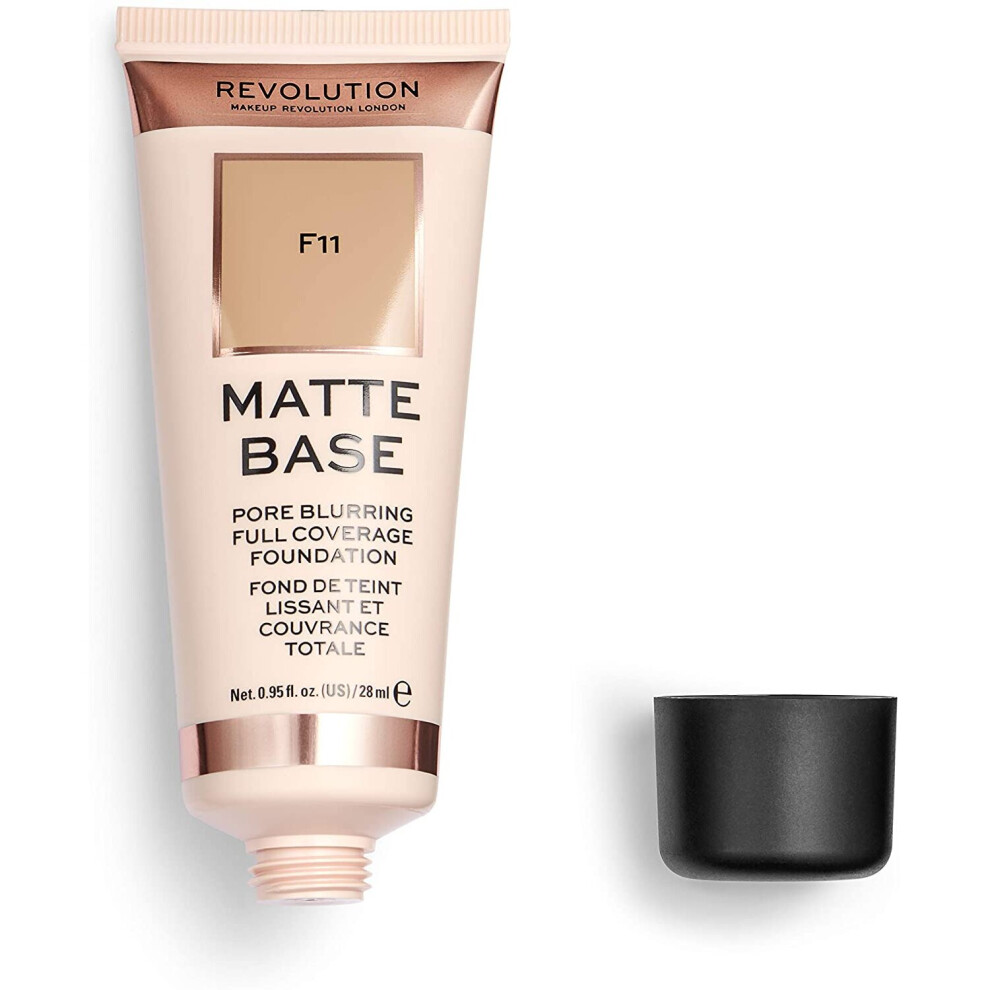 Revolution Matte Base Foundation 28 ml, F11