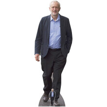 Star Cutouts Jeremy Corbyn Life Size Cardboard Cut, Multi-Colour, 175 x 62 x 175 cm