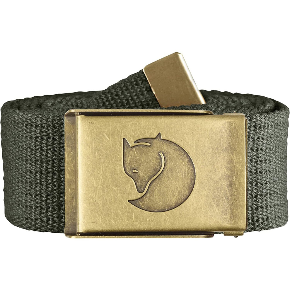 FJÃLLRÃVEN Men's Canvas Brass Belt 4 Cm