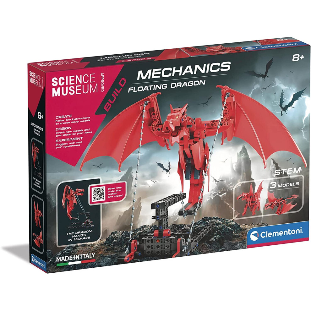 New Clementoni 61523, Mechanics Floating Dragon Building Toy For Children, Ages 8 Plus Hj8u