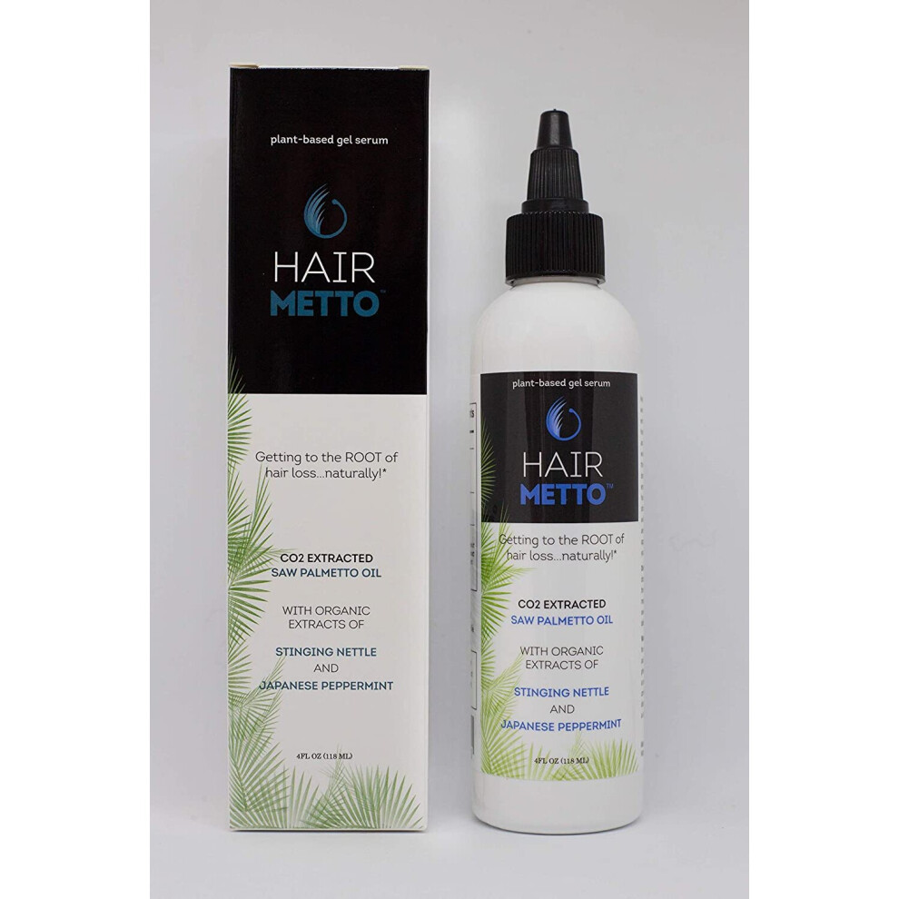 Hairmetto Saw Palmetto Stinging Nettle Serum For Hair Growth, Hair Regrowth, Alopecia, Hair Loss, Baldness Treatment, Dht Blocker, Androgen Blocker,