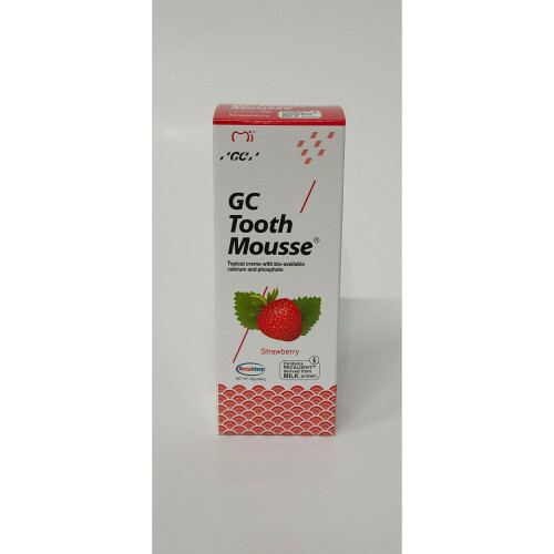 Gc GC Tooth Mousse STRAWBERRY TopicalCreme Bioavailable Calcium Phosphate