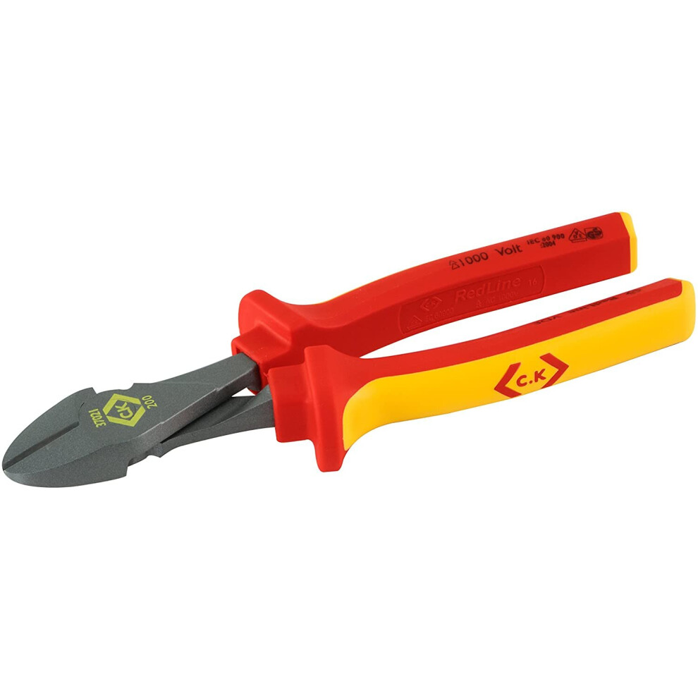 C.k T37021 200 Vde/1000V Side Cutter High Leverage 200 Mm, Multi-Colour 5051074310248