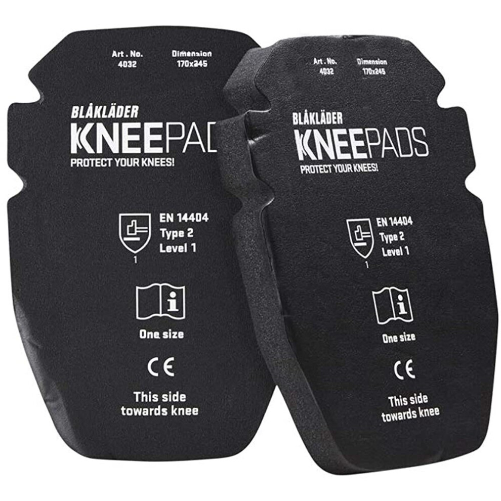 Blaklader 403212079900 Gel Knee Pad, 25 Mm, Black, One-Size 7330509626351