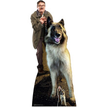 Star Cutouts Ltd SC1571 Jim Mark Heap and Wilson Dog Good Boy Friday Night Dinner Cardboard Cutouts with Free Mini Standee, Multicolour, Regular