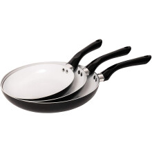 Jean-Patrique Bio Supreme Frying Pans Set 3 Piece(Black) (Black)