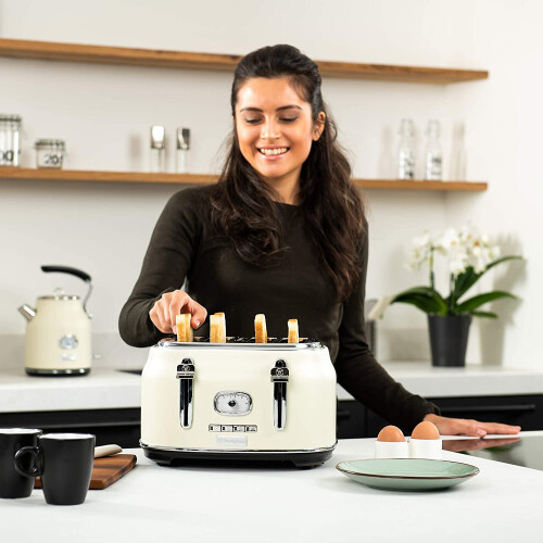 Westinghouse Retro 4Slice Toaster Six Adjustable Browning Levels