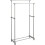 Refurbished Home Double Adjustable Clothes Rail - Silver 1