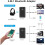 Bluetooth Adapter Audio 5.0, 2-in-1 Wireless Transmitter Receiver, Bluetooth Transmitter Adapter with 3.5 mm Audio Cable for... 2