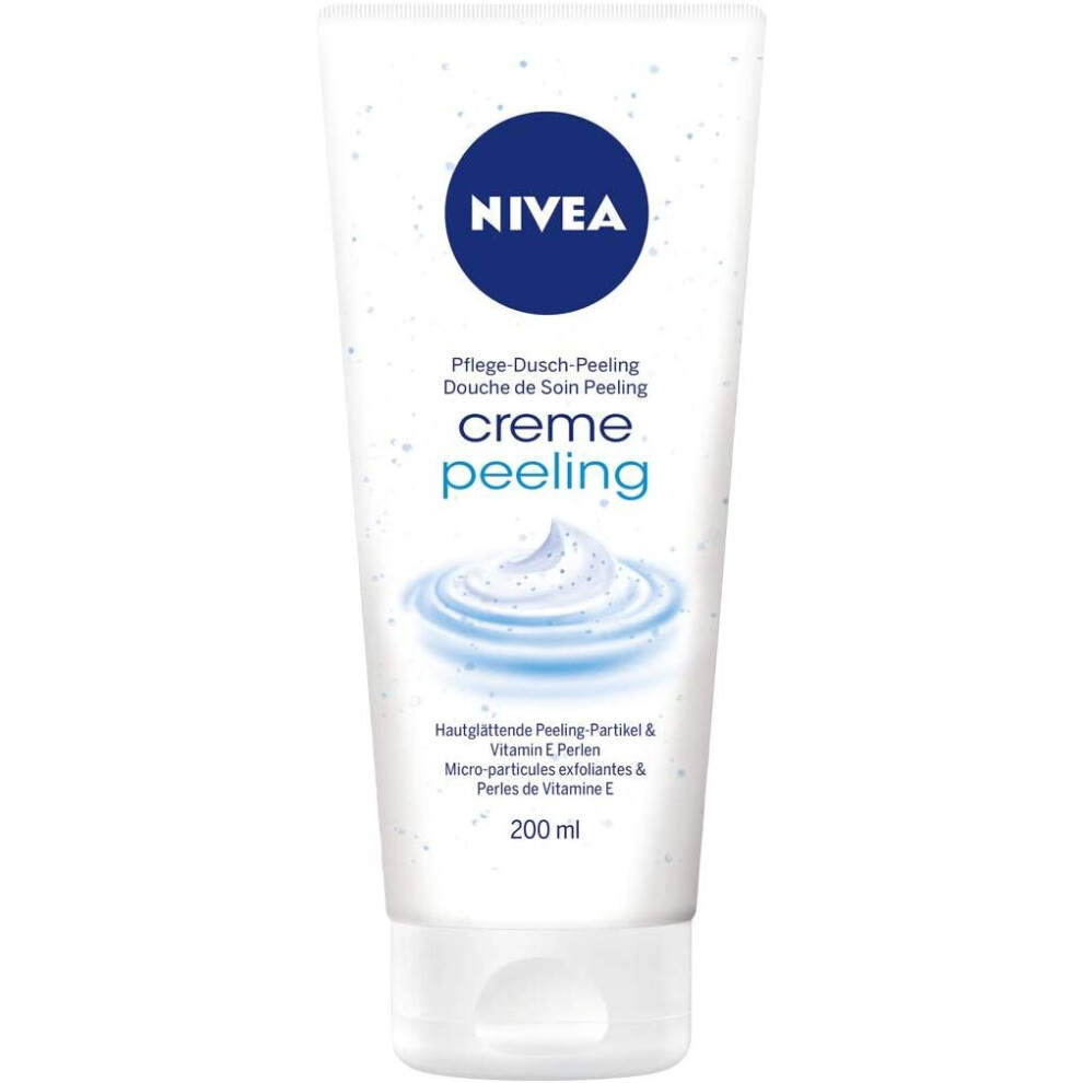 Nivea Cream Peeling Shower Gel with Peeling-Effekt, 2's Pack (2 x 200 ML