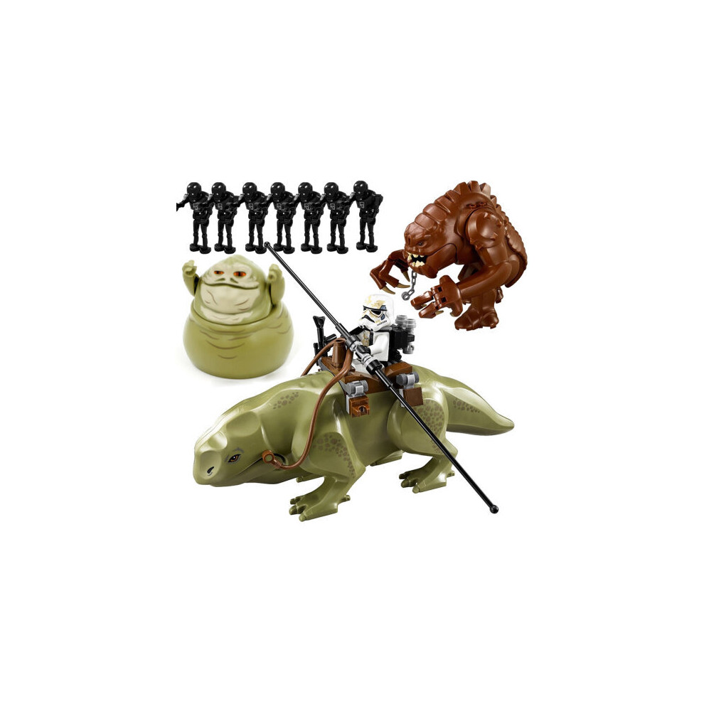 Star Wars Dewback Rancor Jabba Minifigures Kids Toys Gift fit ror Lego