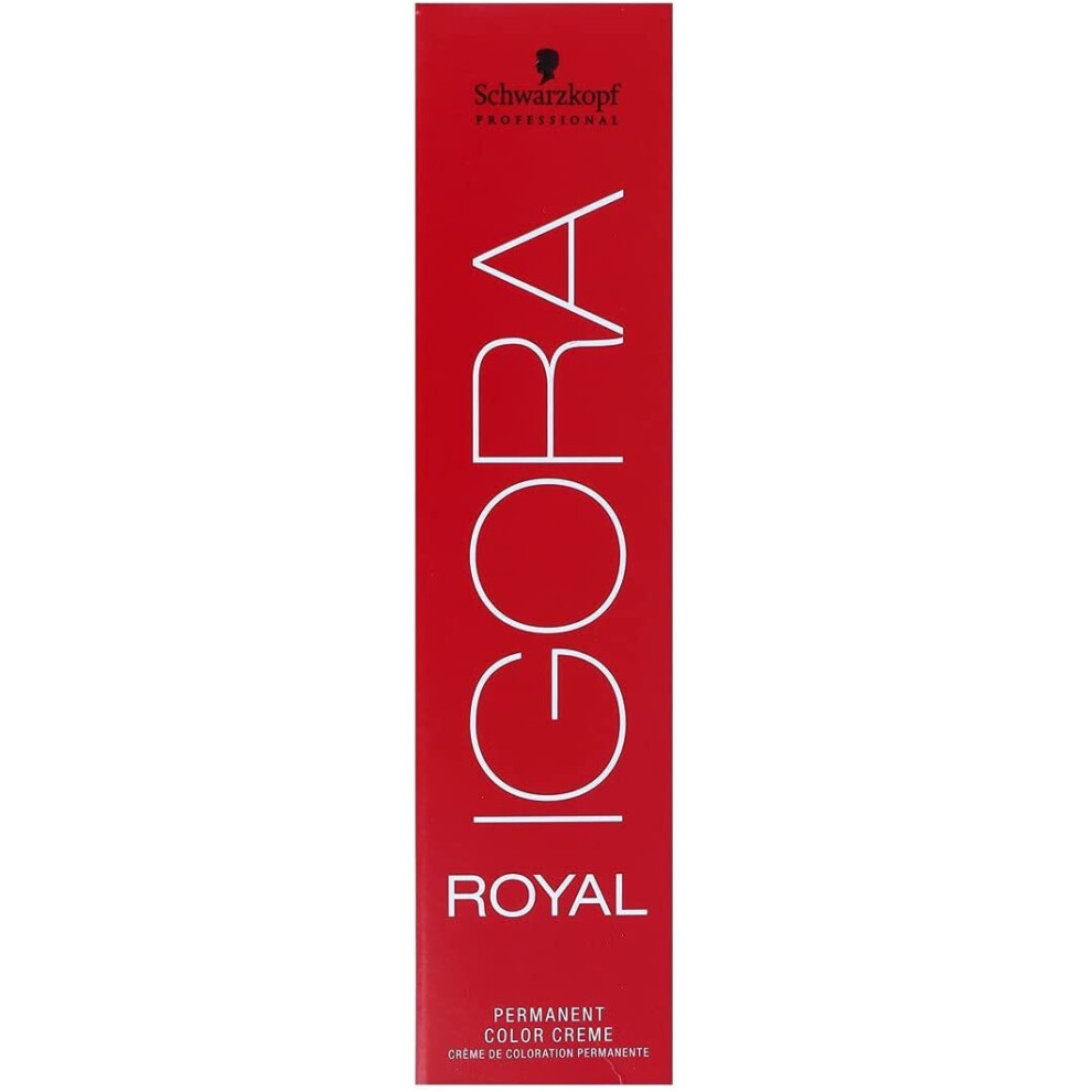 Schwarzkopf Professional Igora Royal Permanent Hair Colour Creme, No. 7-65 Medium Blonde Chocolate Golden, 60 ml,4045787200188