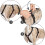 Hunter HUNTER Escape-proof harness Vario Rapid, S black, Nylon 2