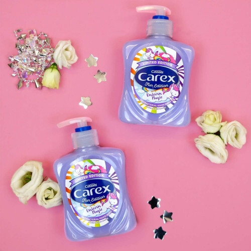 Carex Fun Editions Unicorn Hand Wash Pack of 6, Antibacterial Hand Soap