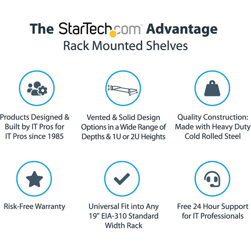 StarTech.com Server-Rack-Schrankregal 1
