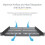 StarTech.com StarTech.com Prateleira de rack 1U de 19 polegadas - Prateleira de rack ventilada universal - Prateleira cantilever Patch Bay de 19" - Armazenamento R 4