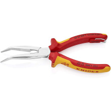 KNIPEX Snipe Nose Side Cutting Pliers (Stork Beak Pliers) 1000V-insulated (200 mm) 26 26 200 T