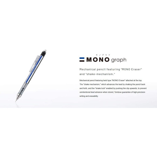 Tombow ER-MG Eraser for Mechanical Pencil Mono Graph, 3-He Pack, White 2