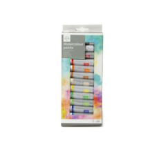 12 Artists Watercolour Paints Painting Set Painters Colours Tubes Pictures