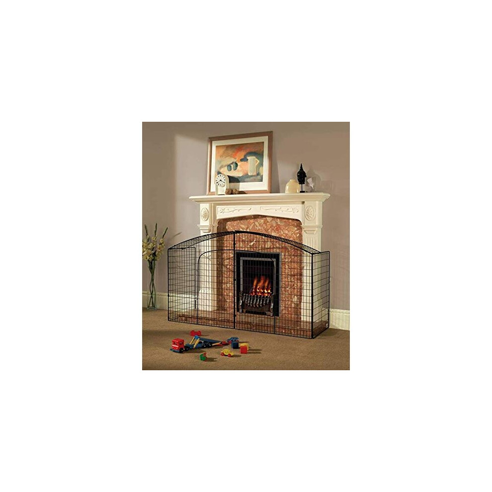 Babylo Premier Fireguard Fits Up to 133Cm Wide - Black