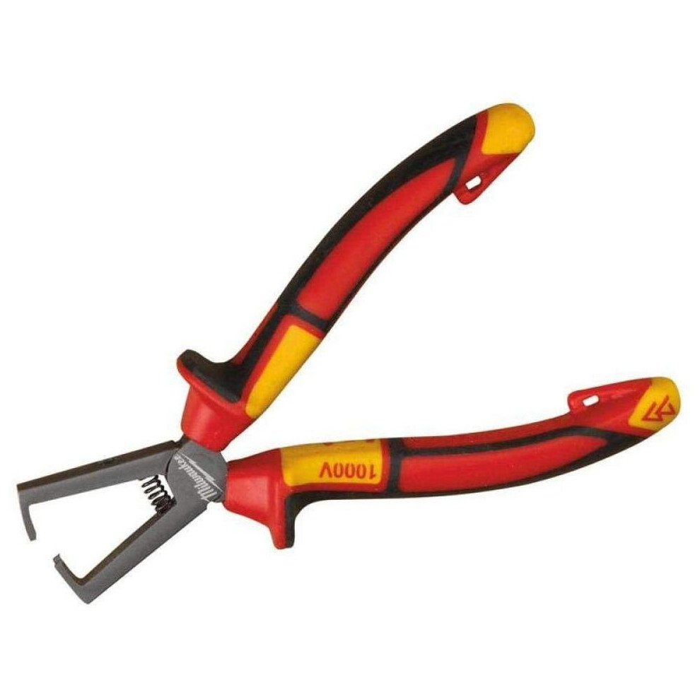 Milwaukee 932464573 VDE Wire Stripping Pliers 160mm, Red