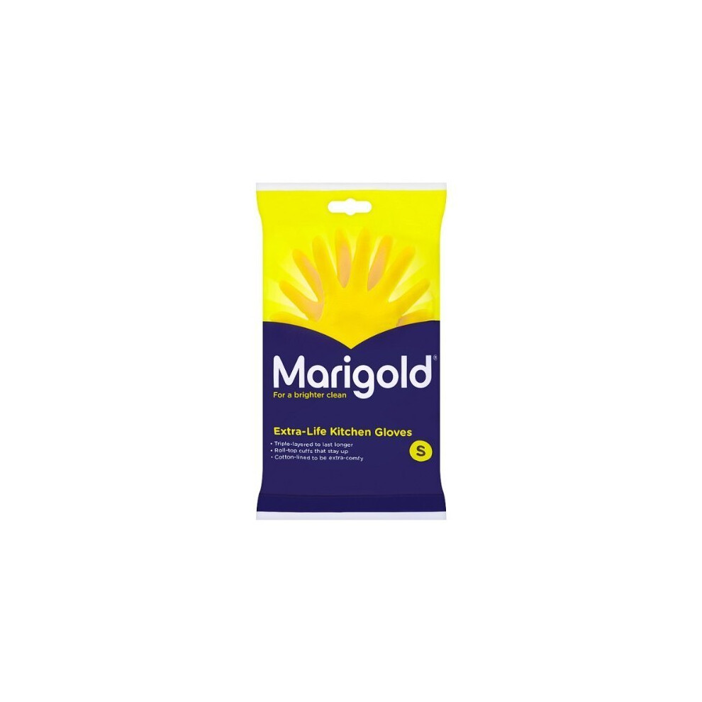 Marigolds Extra Life kitchen Glove Small 1 x 6 pairs-image-OPC-P8YVMYS-NEW