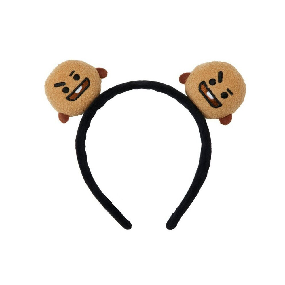 (Potato) BT21 LINE Friends 3D Plush Cartoon Makeup Hair Band Womens Headband