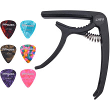 Capo,Guitar Capo, Ukulele Capo,PPpanda Trigger Capo Capotastos for Acoustic Electric Guitars and Ukulele with 6 picks