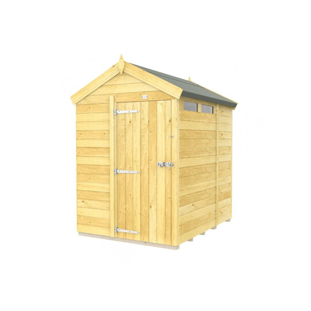 Total Sheds Apex Security Shed 5Ft X 6Ft Single Door Fast & Free 2-5 Nationwide Delivery