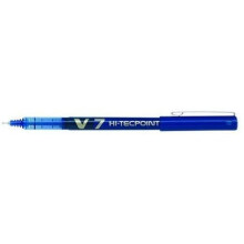 Pilot V7 Hi-Tecpoint Rollerball Pen, 0.7 mm Tip - Blue