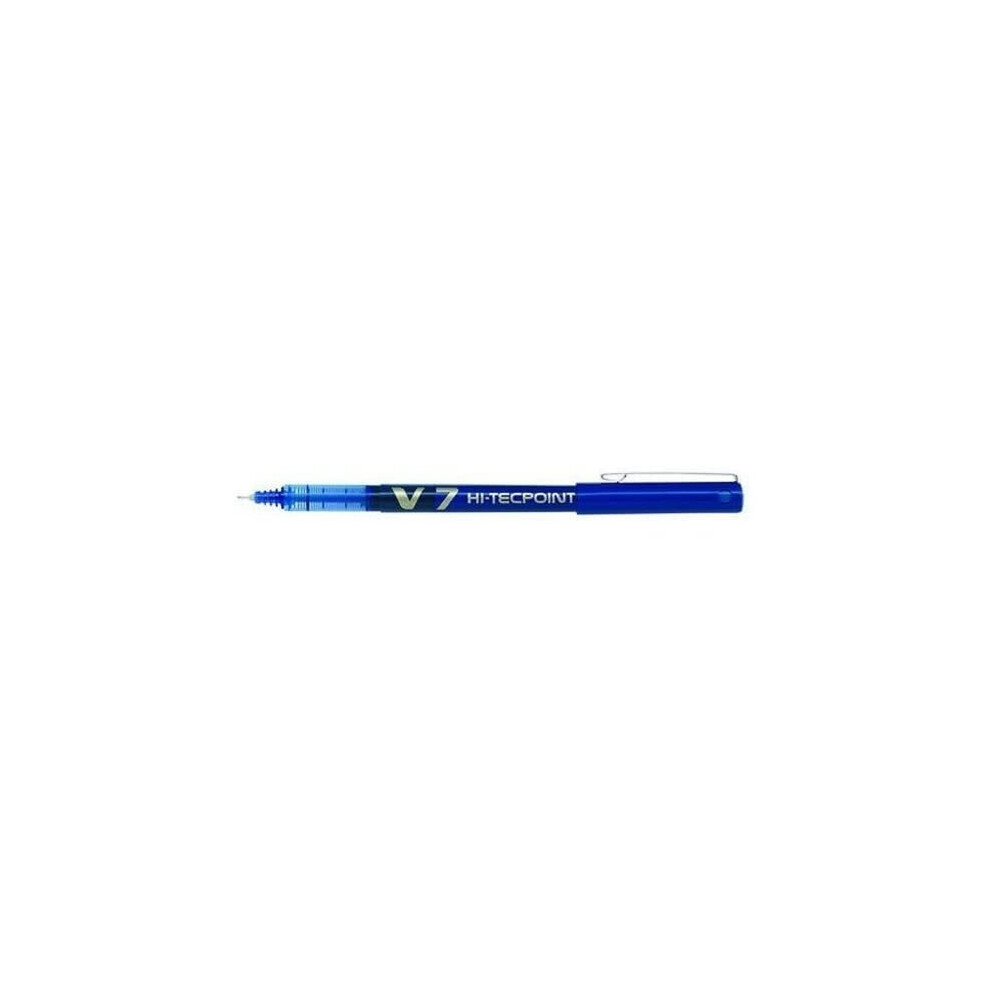 Pilot V7 Hi-Tecpoint Rollerball Pen, 0.7 Mm Tip - Blue