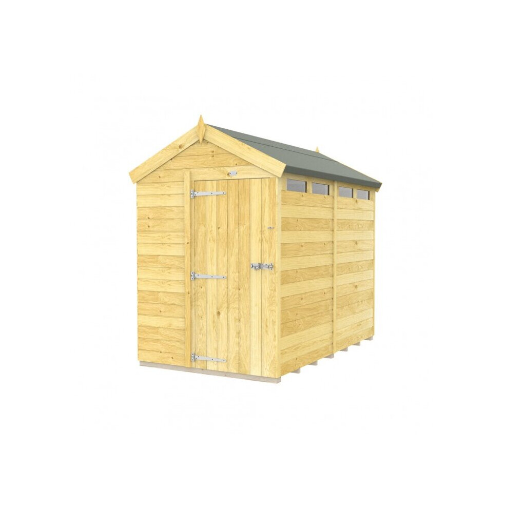 Apex Security Shed Single Door 5ft x 8ft Fast & Free 2-5 Days Nationwide Delivery