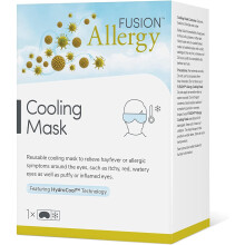 Fusion Allergy Cooling Mask - Featuring HydroCool Technology - A Reusable Cooling Mask to Relieve Hayfever or Allergic Symptoms Around the Eyes