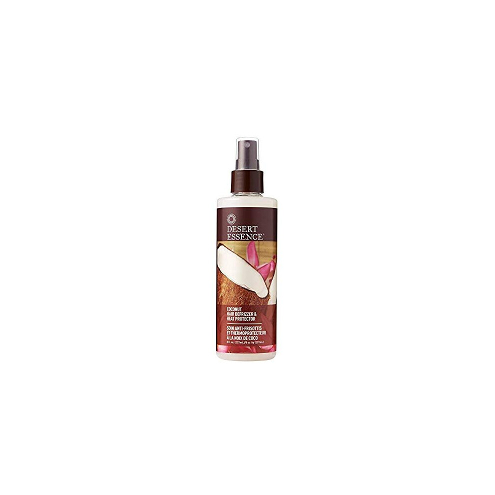 Desert Essence Coconut Defrizzer & Heat Protector Spray 235 Ml