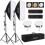 (UK Plug) Studio Photography Light kit Softbox Lighting Set 1