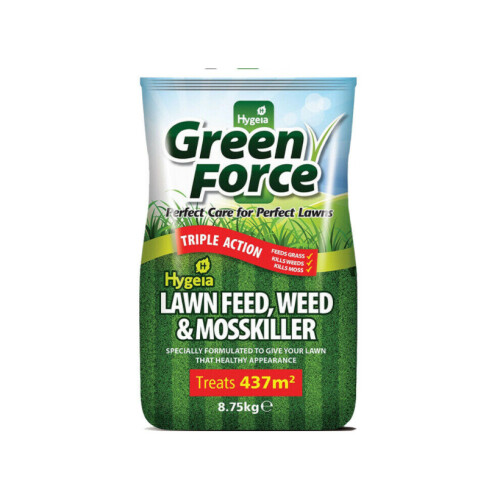 Green Force Lawn Feed ,Weed and Moss Killer Fertiliser 8.75kg on OnBuy