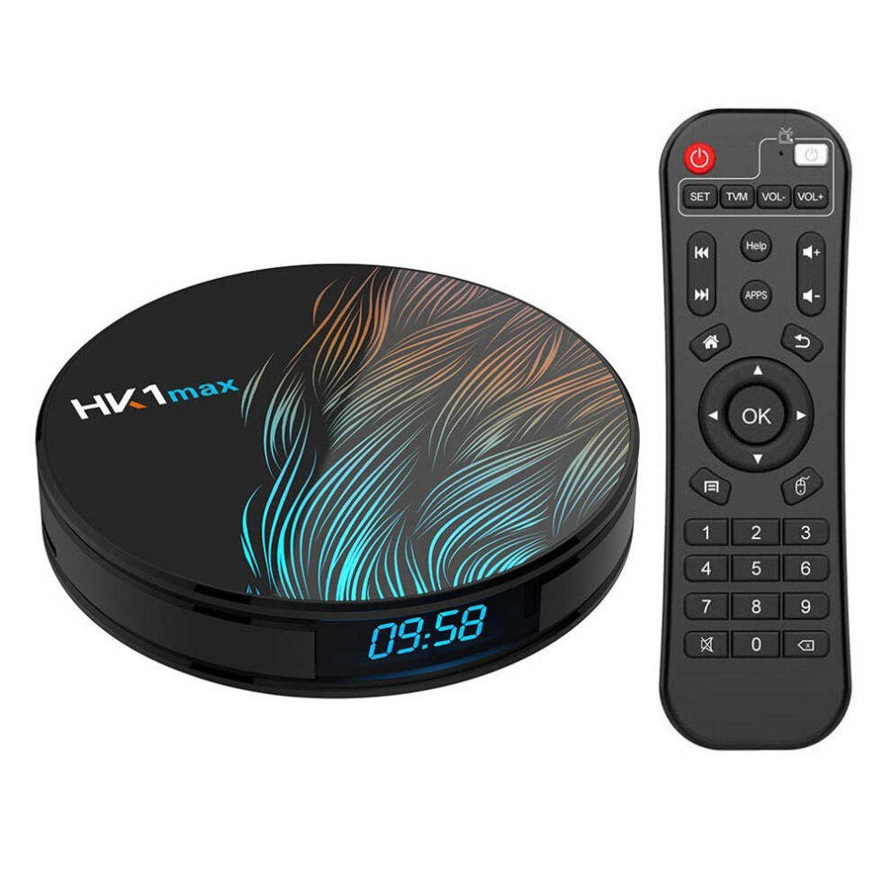 (UK Plug) Android 9.0 Smart TV Box Quad Core 64bit 4GB / 32GB UHD 4K Media Player DLNA Miracast Airplay