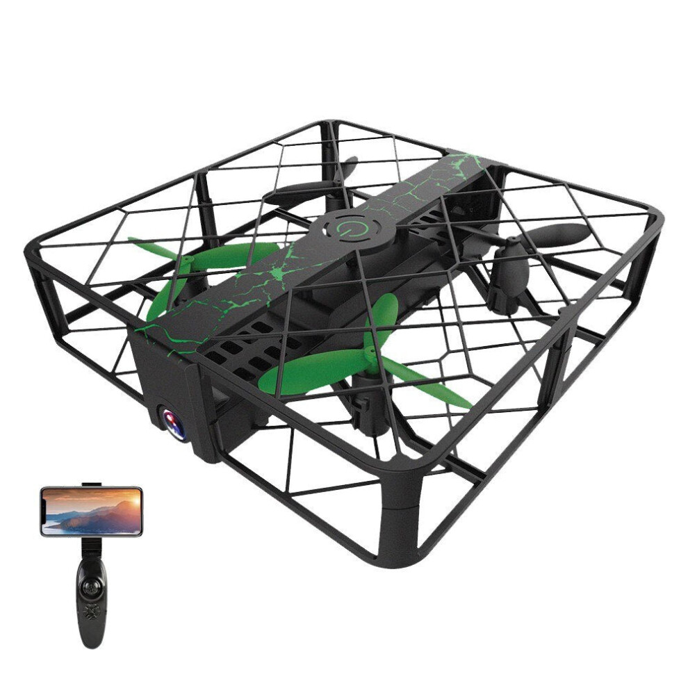 (Green) 720P HD Camera Wifi FPV RC Drone UFO