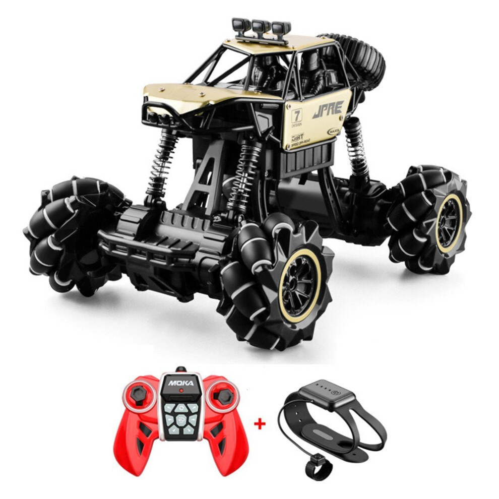 (Gold) 4WD 2.4GHz Off-Road RC Crawler Stunt Car