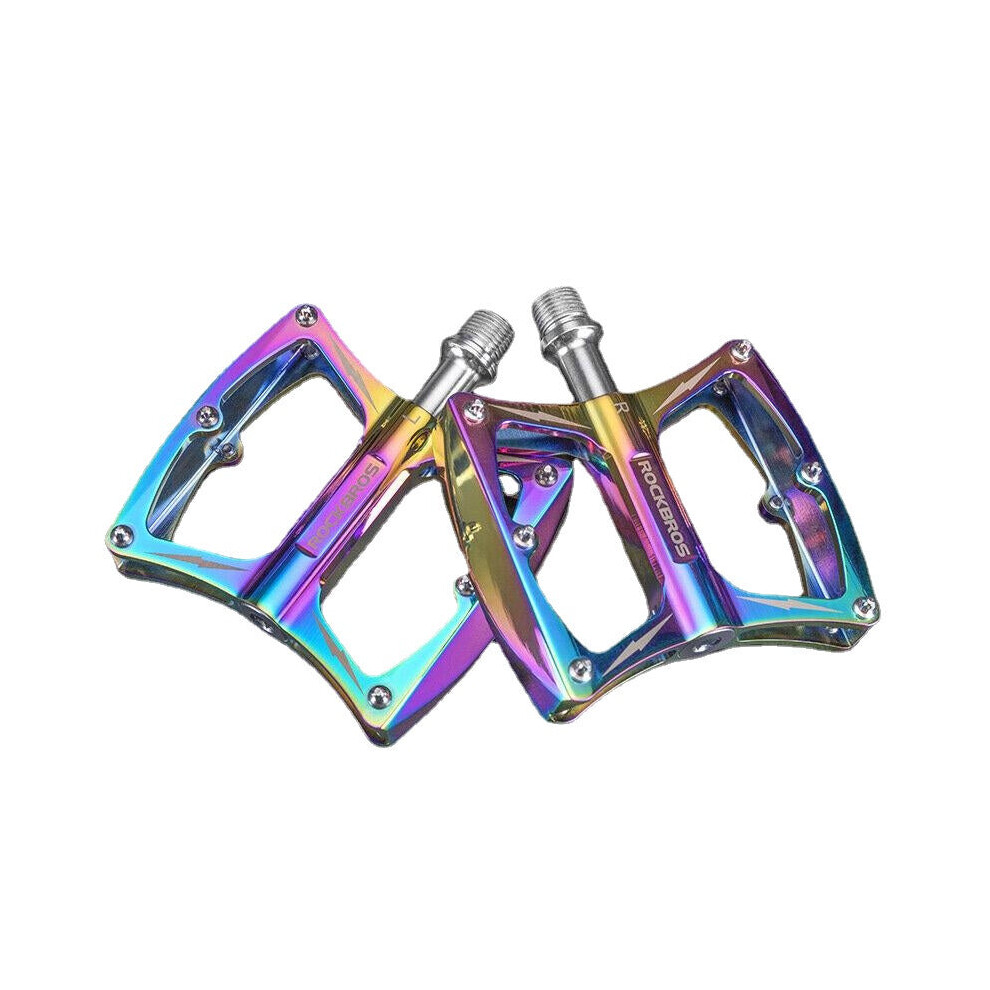 Bike Pedals CNC Aluminum Alloy Sealed Bearing Anti-slip Colorful 1 Pair