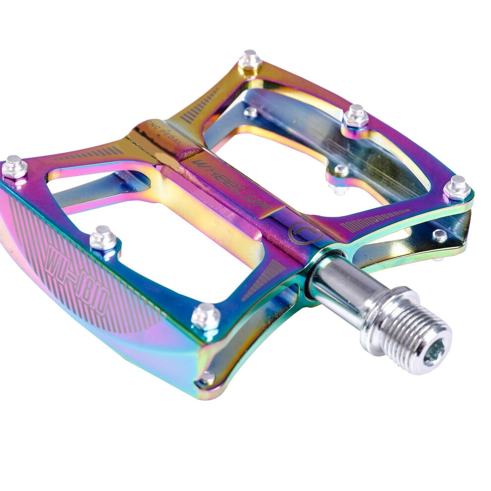 Colorful Aluminium Alloy Bearing Skidproof Bike Pedals Outdoor Cycling Bicycle Pedals