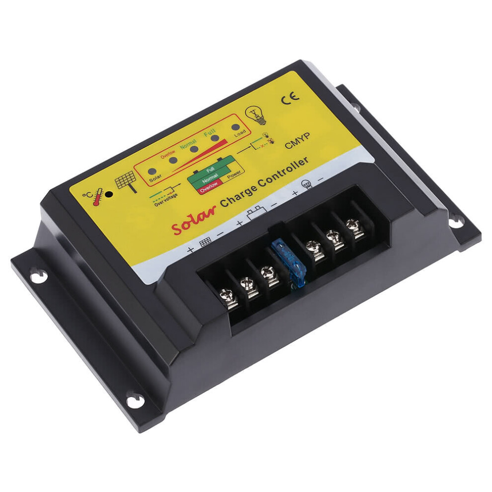 (10A) Automatic Intelligent Solar Charge Controller Pwm Charging Panel Battery Regulator 3654659180698