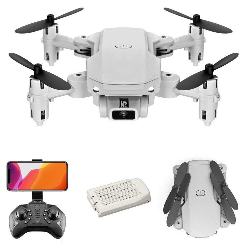 (Grey, 30W 480 Camera) Mini Drone RC Quadcopter 13mins Flight Time 360 Flip 6-Axis Gyro