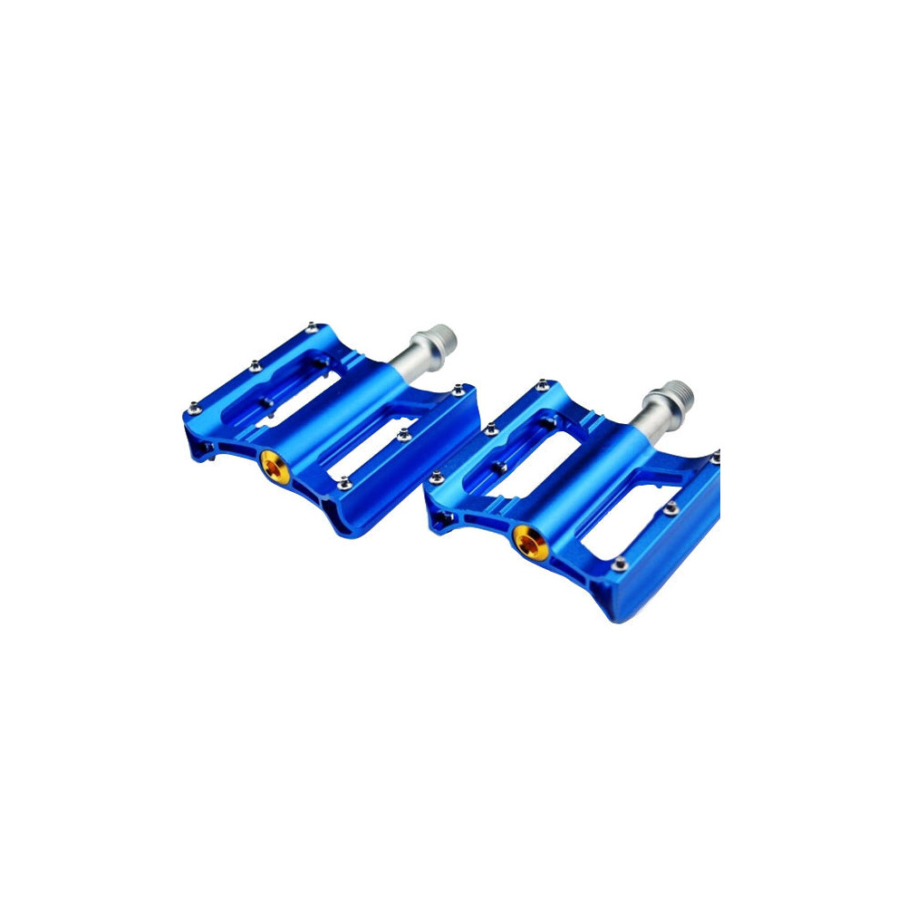 (Silver) Aluminum Alloy Bicycle Bearing Pedals With Anti Skid Peg