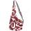 (L) Brown White Pattern Oxford Portableb Pet Single Shoulder Bag 2