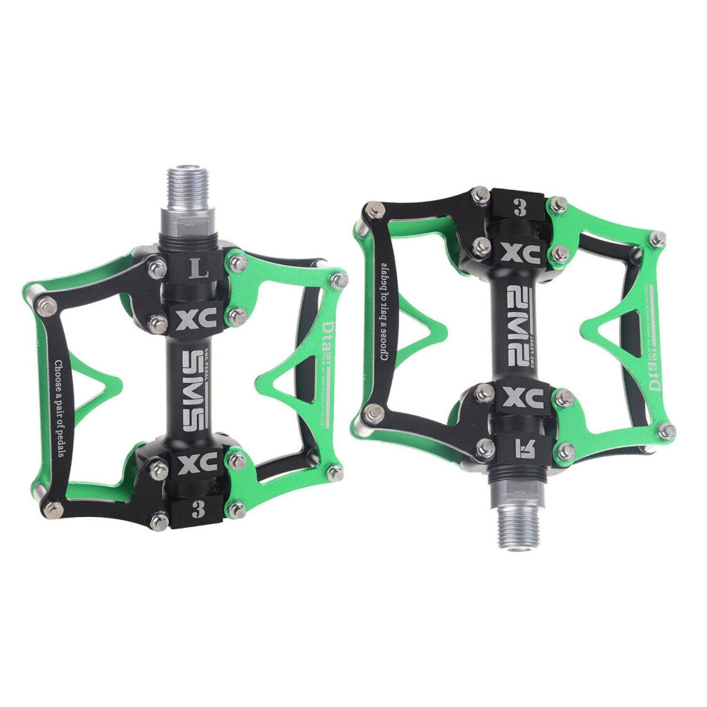 Photos - Pedal GreenZech  Aluminum Alloy Bike Bicycle  Ultralight Professional 3 Bearing Mountain (Green)