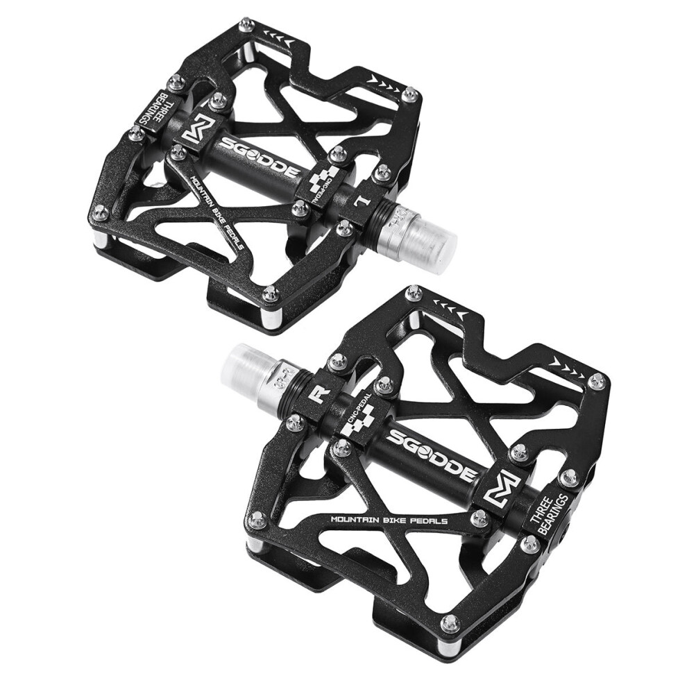 1 Pair Bike Pedals Aluminum Alloy Cycling Bicycle Platform Anti-slip