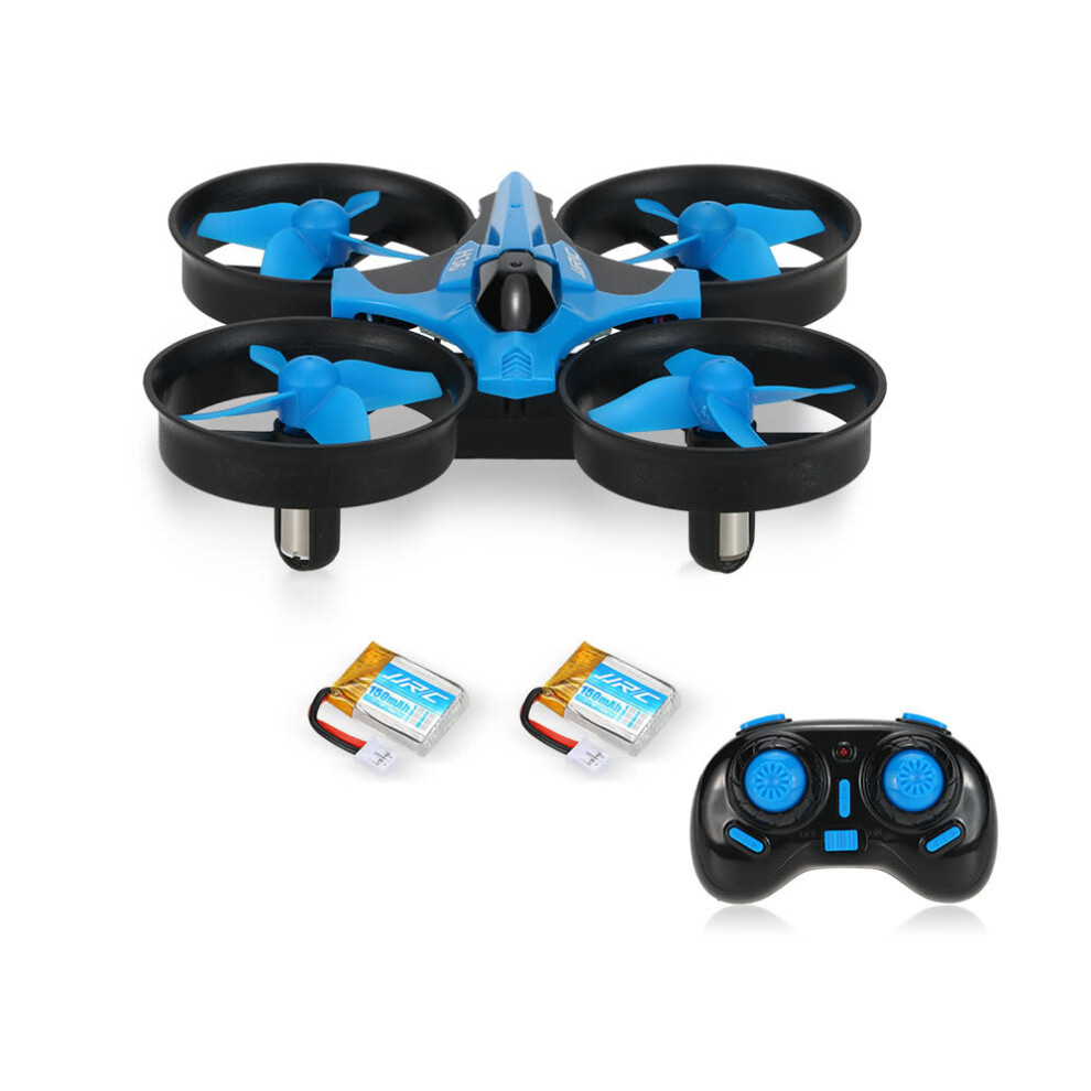 (Blue) 2.4G mini RC Quadcopter Two Battery combo