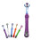 (Blue) Three Head Large Pet Toothbrush Oral Cleaning 2